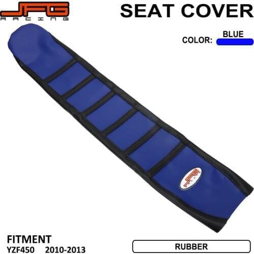 Ribbed Rubber Gripper Soft Seat Cover For Yamaha YZF YZF450 YZ450F 03 04 05 06 07 08 09 10 12 13 14 15 16 Motorcycle Enduro