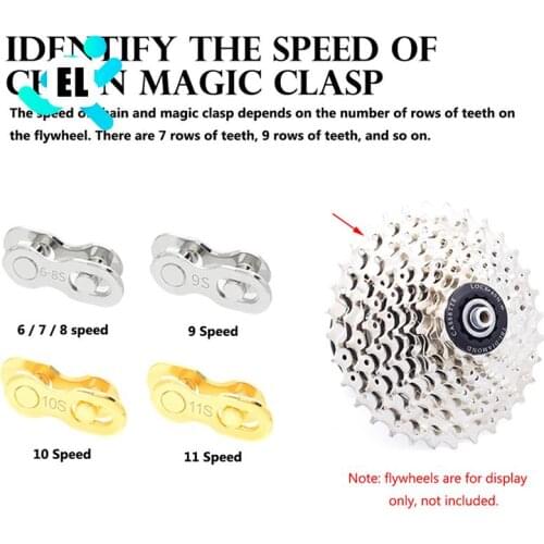 High Quality 3 pair Bicycle chain connector magic buckle bicycle parts 6/7/8/9/10/11/12 speed