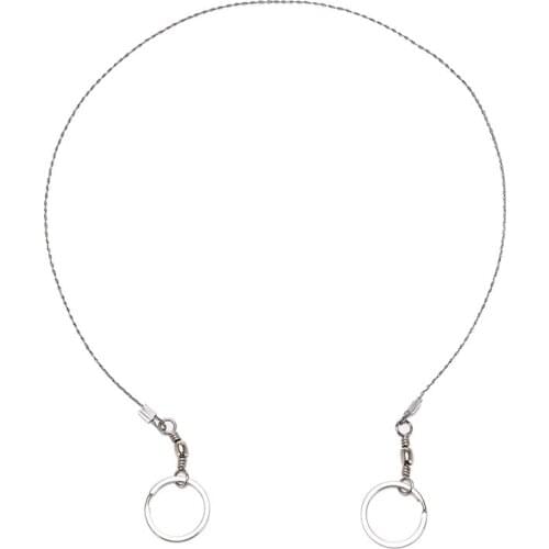 High Quality 2Pcs/lot Stainless Steel Wire Saw Outdoor Practical Emergency Survival Gear Tools