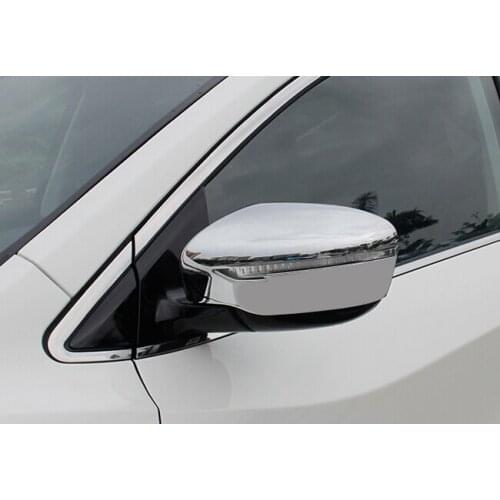 High Quality ABS Chrome Side Mirrors Rearview Cover Trim for Nissan Qashqai 2015 2016 2017 ,free shipping