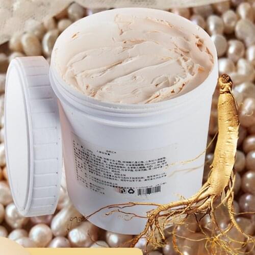 Ginseng Pearl Cream Whiten Bleach Day Cream Primer Acne Removing 1000g Can Be Used On Make Up Base