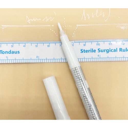 1pc White Surgical Eyebrow Tattoo Skin Marker Pen Microblading Tattoo Accessories Marker Pen Permanent Makeup Tattoo Wholesale