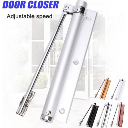 1PC Spring Door Closer Easy to Install Automatic Home Door Closer for Indoor Home Hotel can CSV