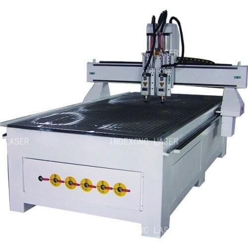 1530 Two Spindles Cnc Router Machine with Rotary Device , Multipurpose Cnc Routers for Sale