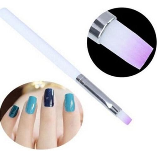 2Pcs Acrylic UV Gel Nail Art Design Pen Polish Painting Brush Manicure Tool
