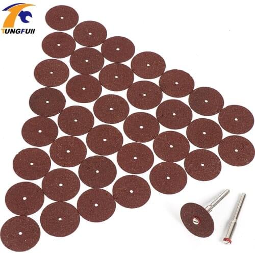 36PCS/SET Tools Cutting Wheel Discs For Electric Engraver Dremel Power Tools Woodworking Set 24mm Saw Blades Woodworking