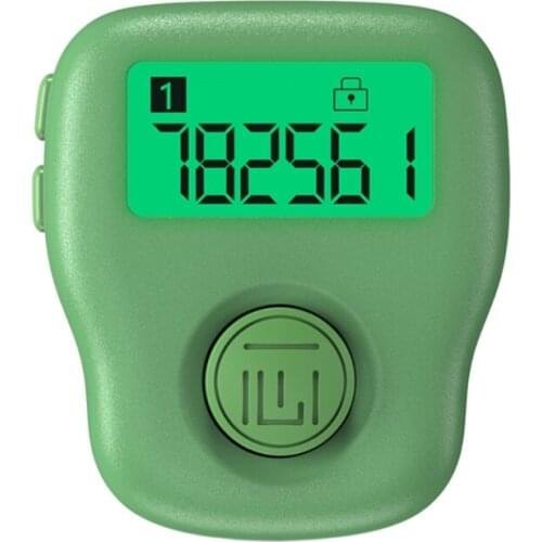 6 Digital LED Electronic Finger Clicker Tasbih Handheld Ring Click Lap Counter Event Clicker Tally Finger Counters