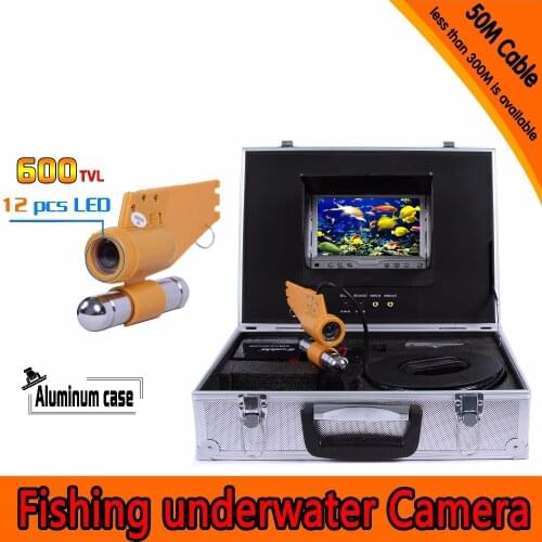 600TVL 50M Under-water AV Endoscope Camera With 7 Inch Monitor