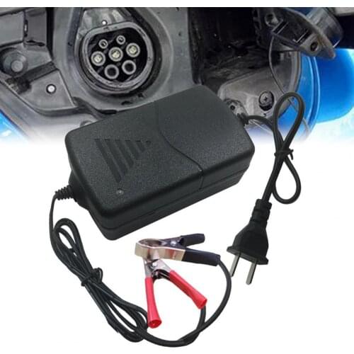 Car Battery Charger Universal Safe Charging ABS Motorcycle Electric Car Adapter for Car Fast Charge Durable