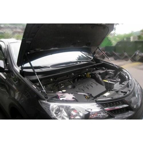 Car Styling Front Hood Bonnet Modify Gas Struts Lift Support Shock Damper Carbon Fiber For 2006-2015 Tacoma