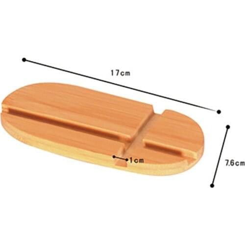 Bamboo Mobile Phone Holder Stand Universal Portable Desktop Tablet Holders Smartphone Brackets Cell Phone Desk Supports Base