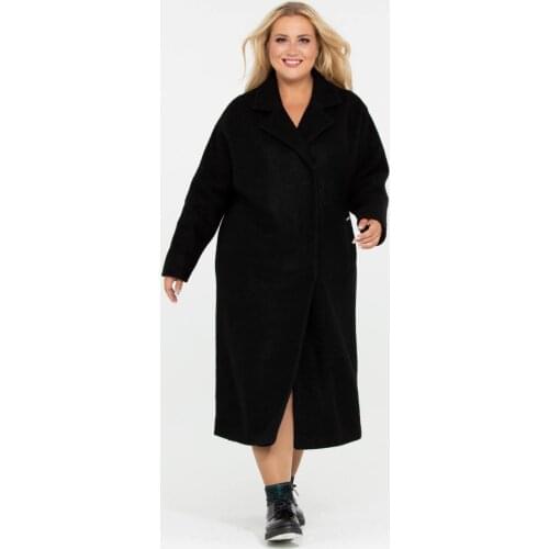 Женские черные пальто БЕЛАЯ ФРЕЗИЯ China At AliExpress