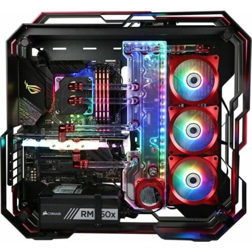 BYKSKI ZEAGINAL ZG07 Computer Case Navigable Water Tank Plate Channel Solution 3PIN RGB Tank Combo DDC Pump RGV-ZG-07-P cooler