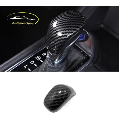For Nissan Sentra 2020 2021 Accessories ABS Matte/Carbon Fibre Car Gear Shift Lever Knob Handle Cover Trim Sticker Styling