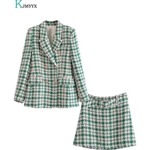 KJMYYX Women's Suits With A Skirt