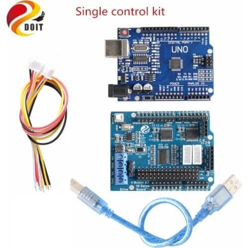 SZDOIT WiFi/Bluetooth/Handle Control Kit UNO Development Board + Motor Driver Board RC Robot/Tank Chassis Part DIY For Arduino