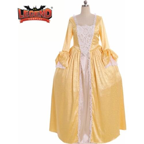 Marie Antoinette 1700s French 18th Century Elizabeth Swann Pirates Dress Cosplay Costume custom made