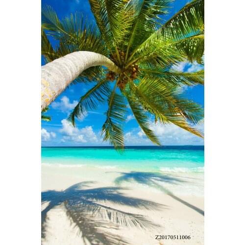 LIFE MAGIC BOX Seamless Wrinkle-free Washable Photo Background Newborn Photography Cloth Backdrops Ocean And Beach Backdrop