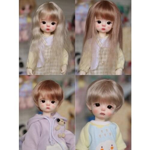 1/6 Doll Wig For Doll accessories BJD/SD Handmade customization cute doll wig
