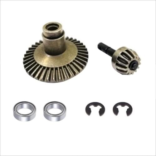 Front/Rear Axle Gear 38T/13T, with Bearing, for 1/10 SCX10 90028 90035 90046 RC Crawler Car Parts Accessories