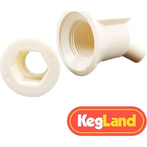 22MM DRAIN BULKHEAD FOR 40CM COUNTER SUNK DRIP TRAY