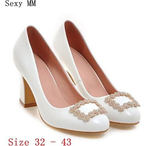 High Heels Women Pumps Stiletto Woman Party Wedding High Heel Shoes Kitten Heels Small Plus Size 32 33 - 40 41 42 43