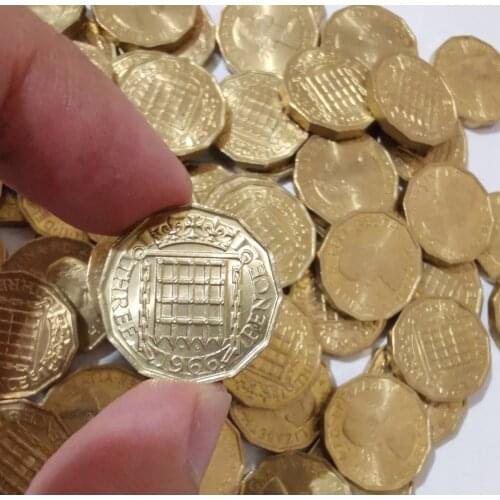 UK 3 pence 1964-67 New Original Coin Unc Genuine Euro Coins