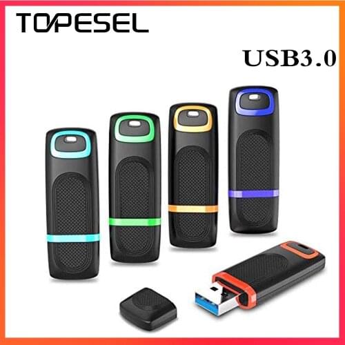 TOPESEL 5 Pack Thumb Drive High Speed USB Drive 3.0 USB Memory Stick 64G Backup Jump Drive Portable Zip Drive (Multicolor)