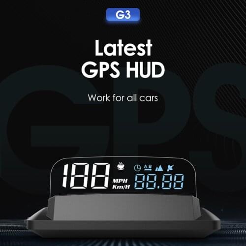 V60 Newest Head Up Display Auto Display OBD2+GPS Smart Car HUD Gauge Digital Odometer Security Alarm Water&Oil Temp RPM