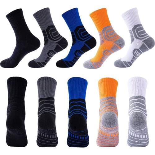 Cycling Socks Men Running Socks Hiking Sport Football Socks Compression Function Basketball Socks Men Knee-High EU 39-44