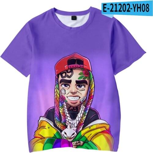 Funny Children T Shirt 6ix9ine Tshirt 2020 6ix9ine New Fashion Albume Gooba 3D Spring/summer Short Sleeve Boy Girl and Kids