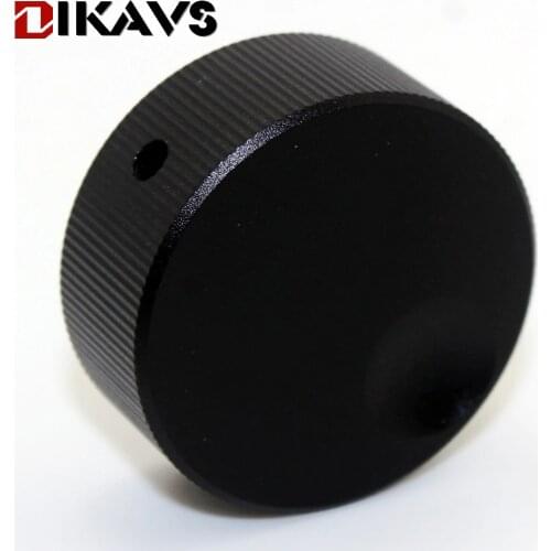 1pcs 32*13mm Audio Multimedia Speakers Aluminum Knobs Volume Adjustment Knobs - Black