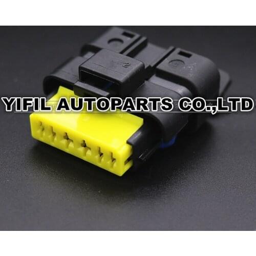 10pcs/lot 6 Pin/Way Throttle Valve Plug FCI Female Waterproof Electrical Connector For Peugeot Citroen 211PC069S0049