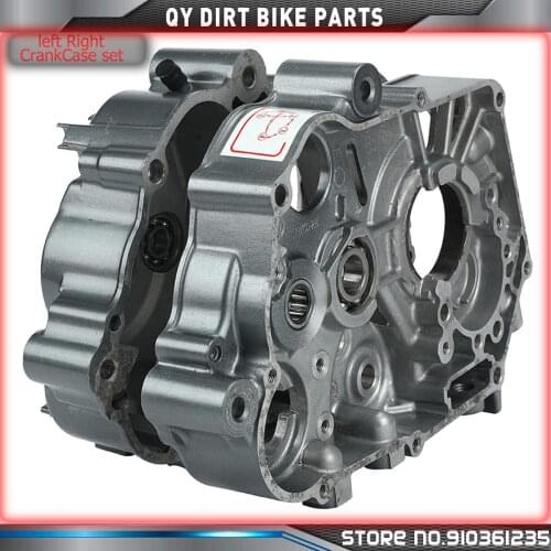 Motorcycle CrankCase Crank Case Right left Side Set For lifan 150 150cc Horizontal Kick Starter Engines Dirt Pit Bikes Parts