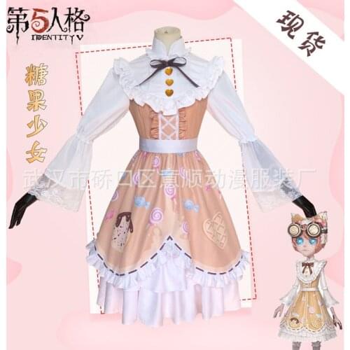 Hot Game Identity V Mechanic Candy Girl Costume Cosplay Sweetie Lolita Dress Party Daily Dress Costume Full Set