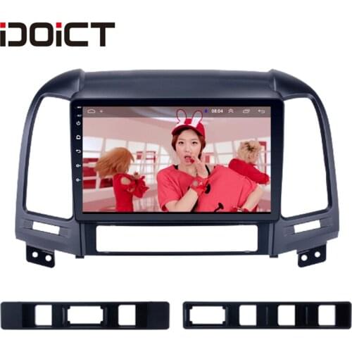 IDOICT Android 8.1 IPS 2G+32G 8 CORE Car DVD Player GPS Navigation Multimedia For Hyundai Santa FE Radio 2006-2012 car stereo