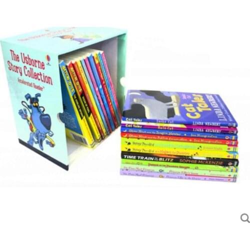 6-12 years old 20 book/set The usborne story collection English Educational Flap Picture Books Baby For Baby kids reading book