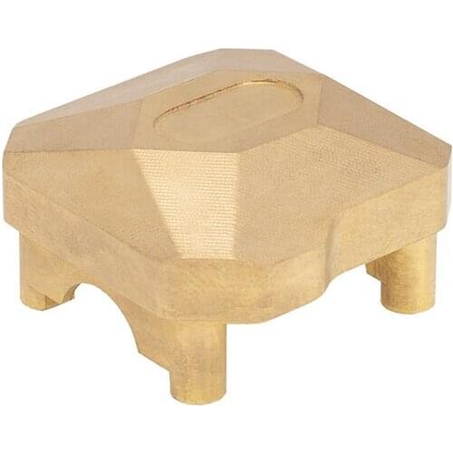 Brass Diff Cover Front & Rear Axle 48G for 1/10 RC Crawler Car Axial SCX10 90046 90047 Upgrades Parts Accessories