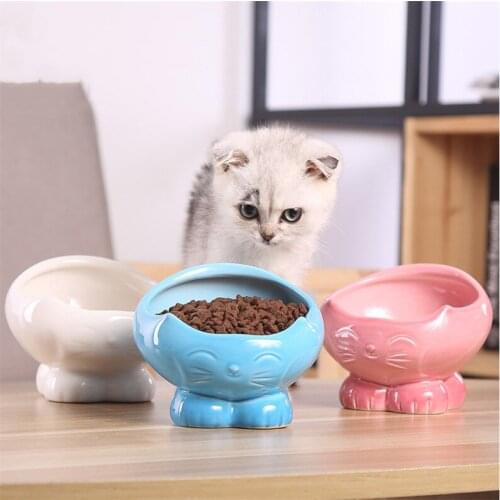 Bowls for Cats Ceramic Creativity Kitten Small Dogs Feeder Dog Feeding Pet Water Bowl for Dog Environmentally Friendly non-toxic