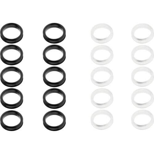 20Pcs Finger Ring Grips Inserts for Barber Hairdressing Shear Scissors high quanlity