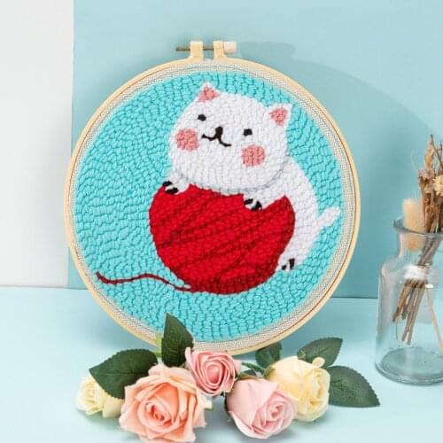 Cross Stitch kits Embroidery Needlework Sets Fabric DIY Crafts Sewing Accessories Tools Frame Punch Needle Pen Magic Embroidery