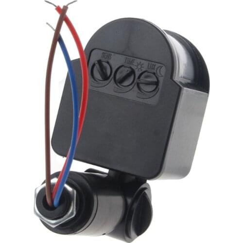 P15D AC 220V Security PIR Human Body Motion Sensor Detector Inductor LED Light Switch