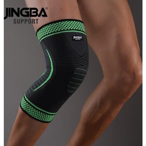 JINGBA SUPPORT 1PC Basketball Sports Knee Pads Support Nylon Compression Knee Brace Knee Joint Protection Drop Shipping