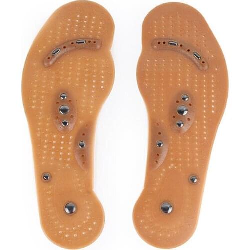 Therapy insoles eight magnets massage insoles breathable health insoles section damping leisure men and women all pad