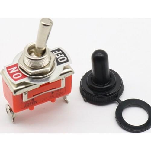 High quality!!!1pc New High Quality 15A 250V SPST 2 Terminal ON OFF Toggle Switch VE186 P