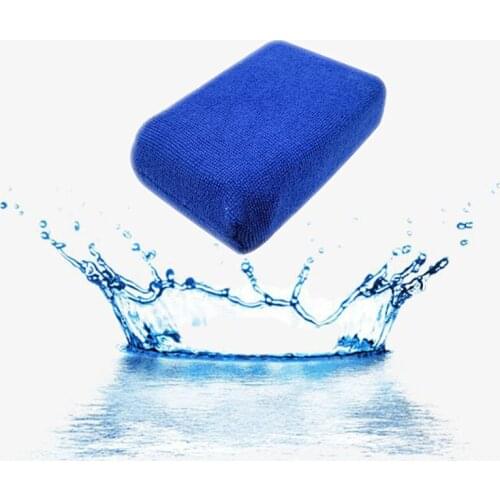 1 Pcs Car Cleaning Sponge Cloths Car Cleaning Cloths Car Wax Polishing Pad Car Detailing Microfiber Applicators