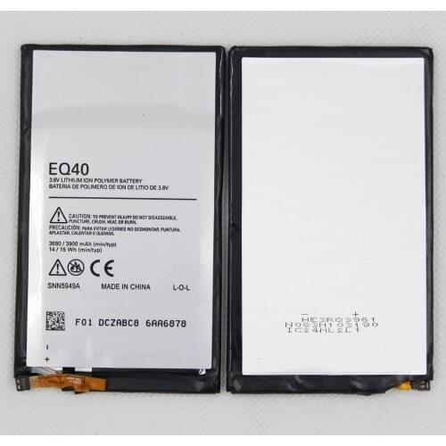 10PCS/lot 3680mah Internal Phone Battery EQ40 For Motorola Moto Droid Turbo XT1225 XT1254 cellphone Replacement Batteries