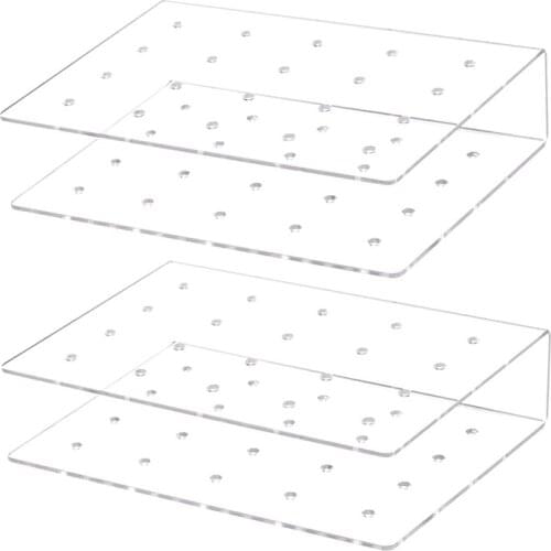 HOT-2 Pack Acrylic Lollipop Holder 20 Hole Cake Stand Display for Weddings Baby Showers Birthday Party Candy Decorative