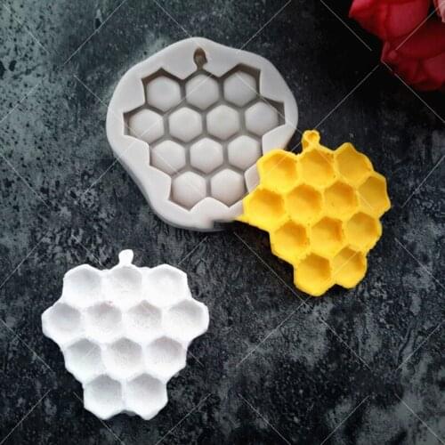 2020 1PC DIY Honeycomb Cakes Molds Silicone Mold Fondant Cake Chocolate Soap Candy Biscuit Sugar Mold Baking Kitchen Accessories
