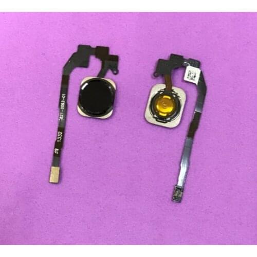 50pcs/Lot Black/White/Gold Home Button Flex Cable Ribbon For IPhone 5S Home Button Touch Flex Assembly Replacement